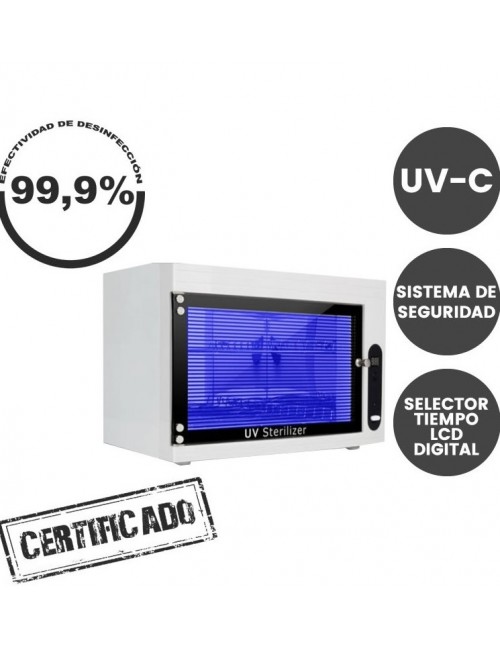 Caja Desinfección Ultravioleta C 10W Programable