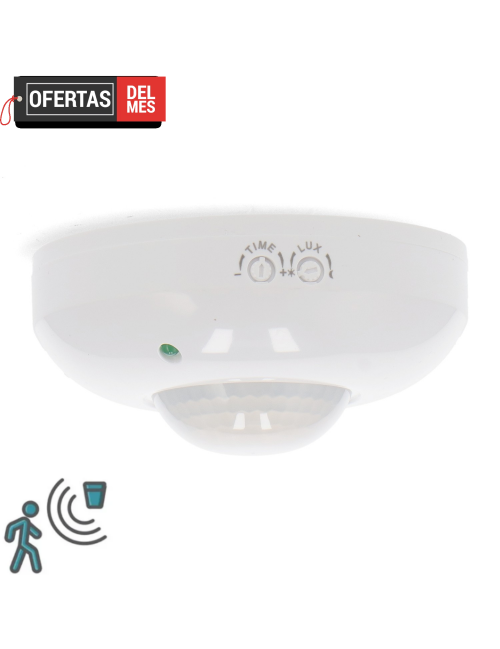 Detector de Movimiento Infrarrojo 360º Superficie