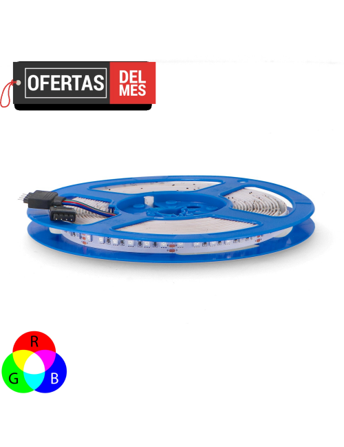 Tira Led 24V Dc Smd3535 Clasic Ip20 Rgb 12W/m - 5 Metros