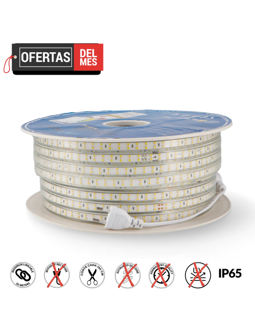 Tira de Led 220V Ac Smd2835 Arast 14,4W/m- 50 Metros