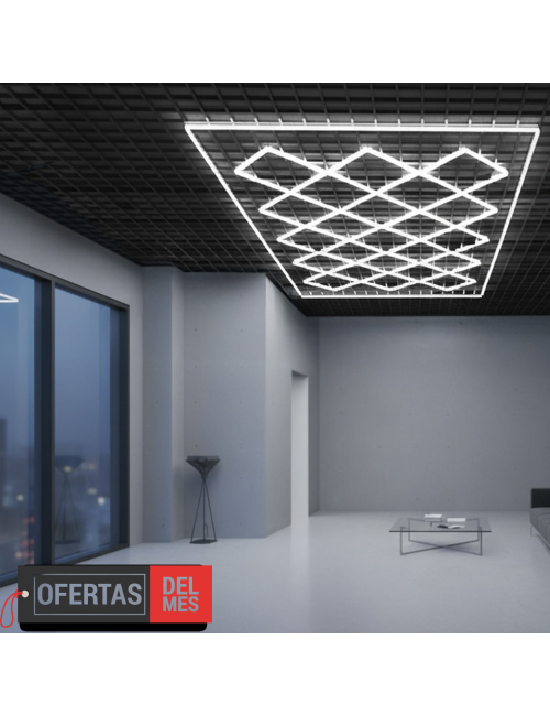 Regleta Led Hexagonal Rombo 680W