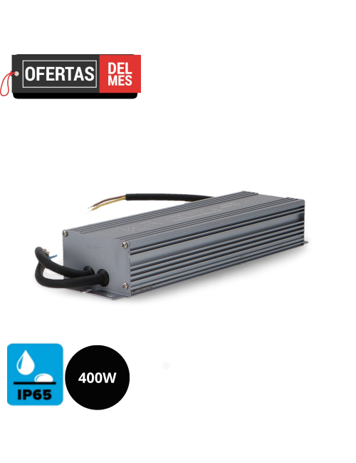 Fuente de Alimentación Para Tiras Led 400W 12Vdc Ip65