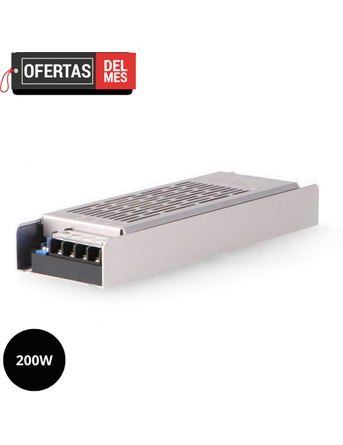 Fuentes de Alimentación Slim Para Tiras Led 200W 24Vdc