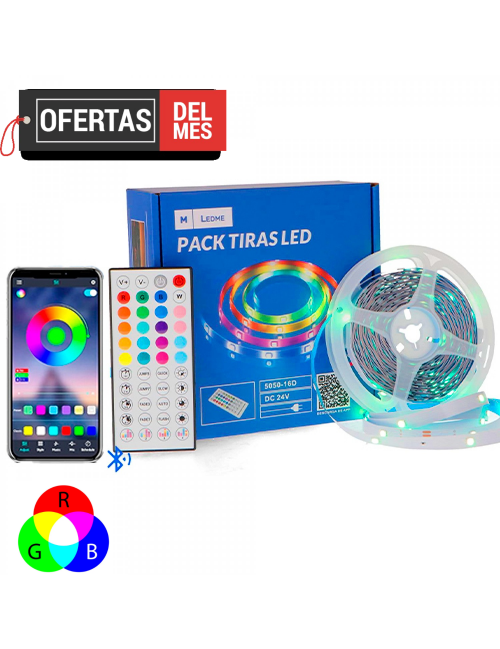 Pack Tira de Led 24V 5050 16L Rgb - 15 Metros