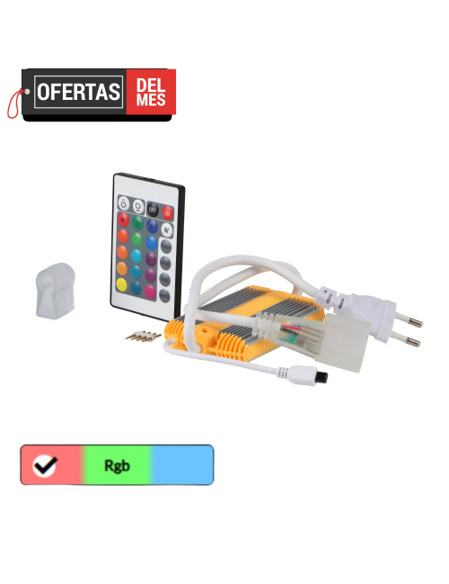 Controlador Para Neón Led Rgb 220V Con Mando