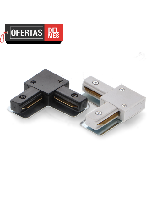 Conector En L Para Carril Monofásico