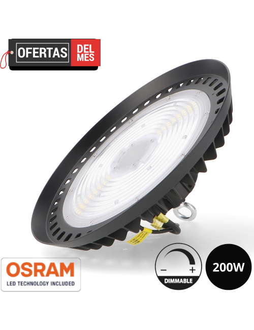 Campana Ufo Led Serie A 200W 1-10V