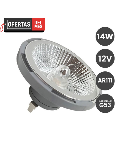  Lámpara LED AR111 14W 12V 45º G53