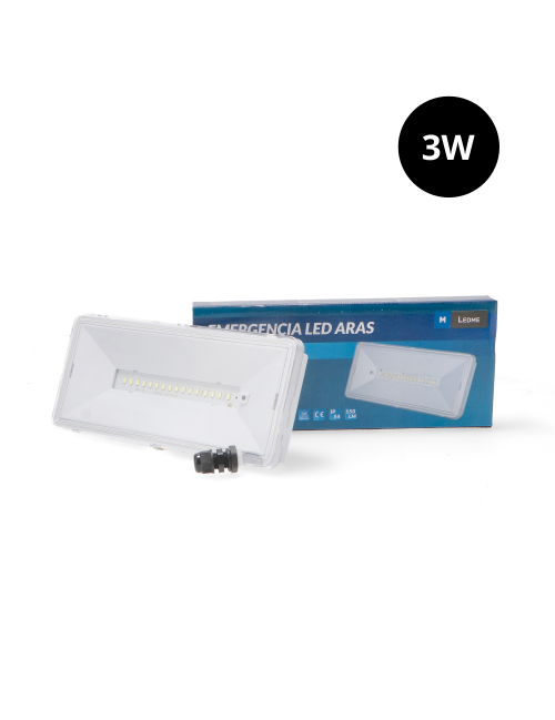 Emergencia Led 3W Estanca Aras Ip54