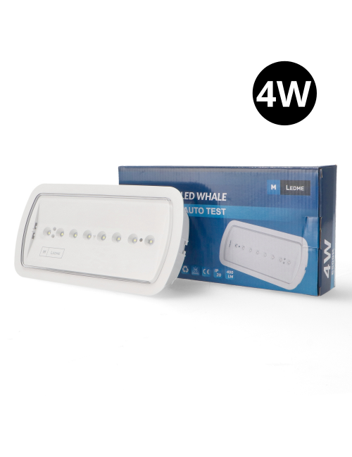 Emergencia Led 4W Whale Autotest