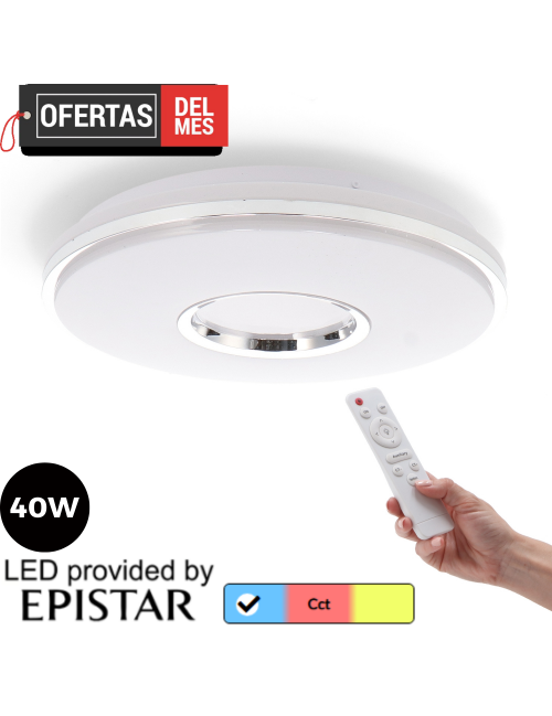 Plafon Led Cct Circular Bari 40W