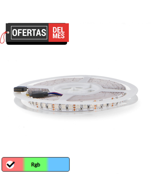 Tira Led 12V Dc Smd5050 Ip20 Rgb 120 Led/m - 5 Metros