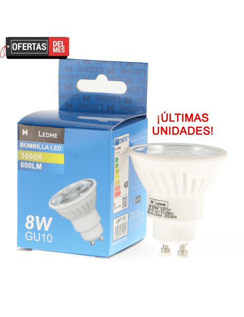 Bombilla Led Gu10 Cobpro 8W 12º