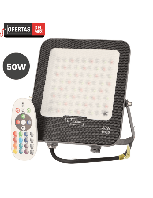 Foco Proyector Led Plus 50W Rgb