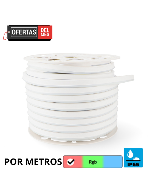 Neón de Led Flexible 220V 8.5W/m Rgb - 50 Metros
