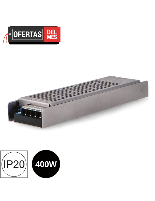 Fuentes de Alimentación Slim Para Tiras Led 400W 12Vdc