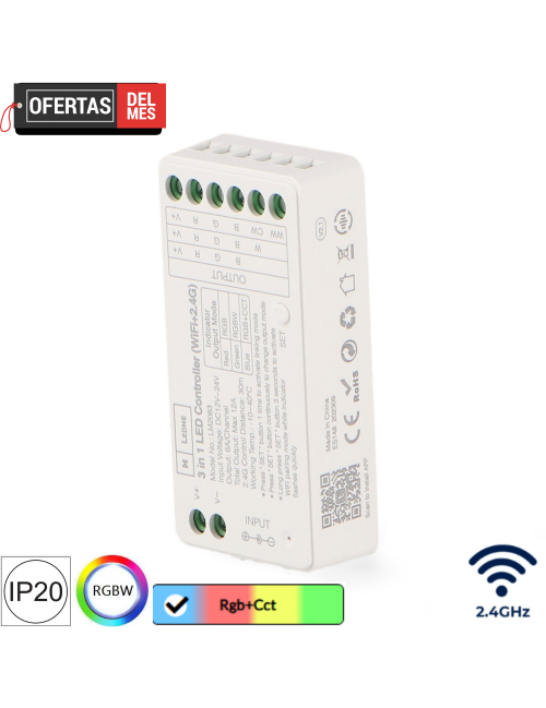 Controlador Regulador Smarthome Led Rgb/rgbw/rgb+Cct
