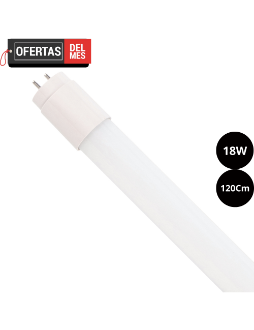 Tubo Led T8 1200 Mm Stak 18W Cristal Conexión un Lateral