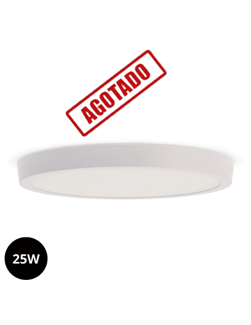Panel de Superficie Serie Slim Circular 25W