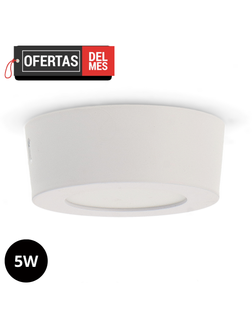Panel de Superficie Serie Slim Circular 5W
