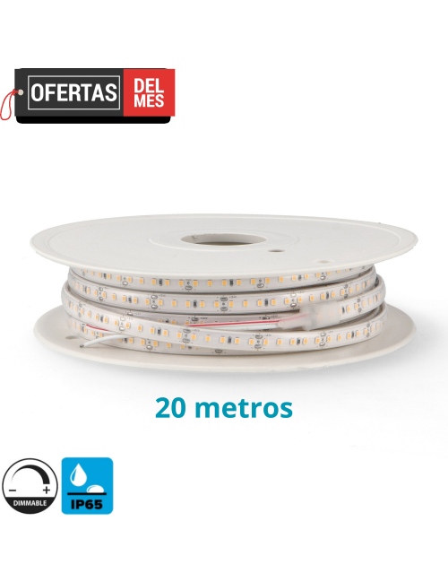 Tira Led 24V Dc Smd2835 Ziadna Ip65 12W/m - 20 Metros