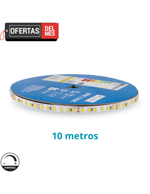 Tira de Led 24V Dc Smd3535 Serie Clasic Ip20 120 Led/m - 10 Metros