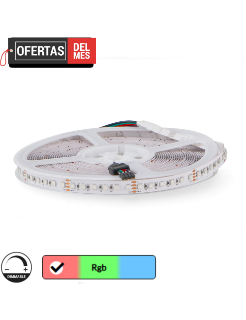 Tira Led 24V Dc Smd3535 Clasic Ip20 Rgb 25W/m - 5 Metros