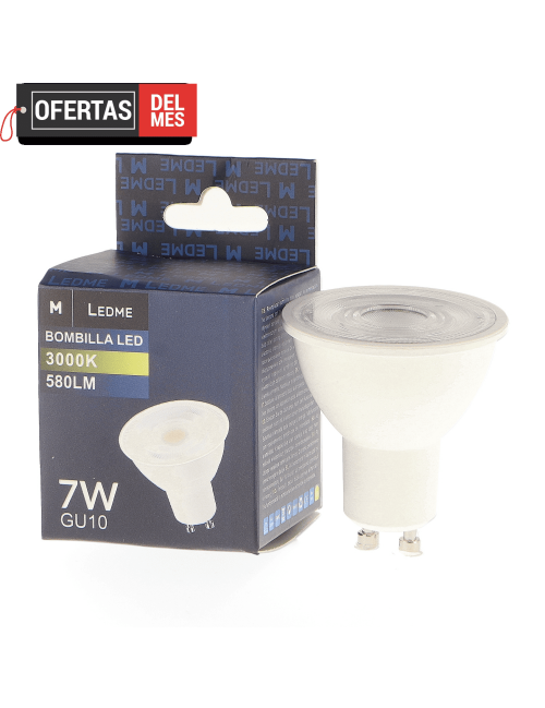 Bombilla Led Gu10 Smd Plus 7W 100º