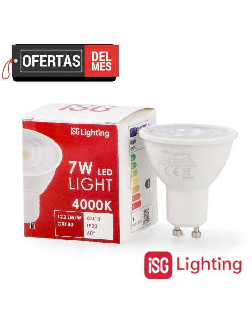 Bombilla Led Gu10 Smd Plus 7W 60º