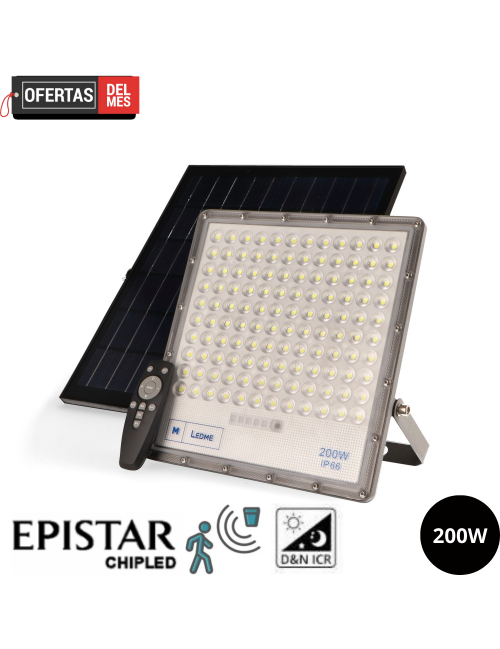 Foco Proyector Led Solar Bari 200W