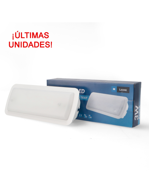 Emergencia Led 3W Zovy Autotest 280Lm
