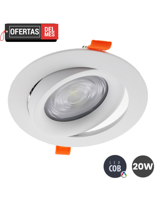 Foco Down light Led Orientable Cobmon 20W
