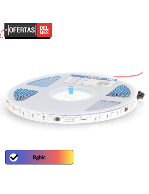 Tira de Led Digital 24V Smd Mixt Ip20 60 Led/m - 10 Metros
