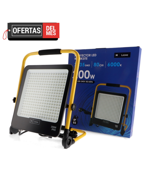 Foco Proyector Led Napoli Con Enchufe 200W