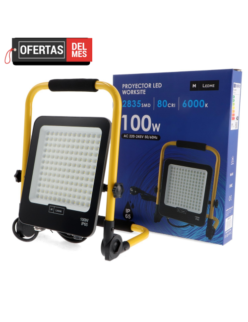 Foco Proyector Led Napoli Con Enchufe 100W