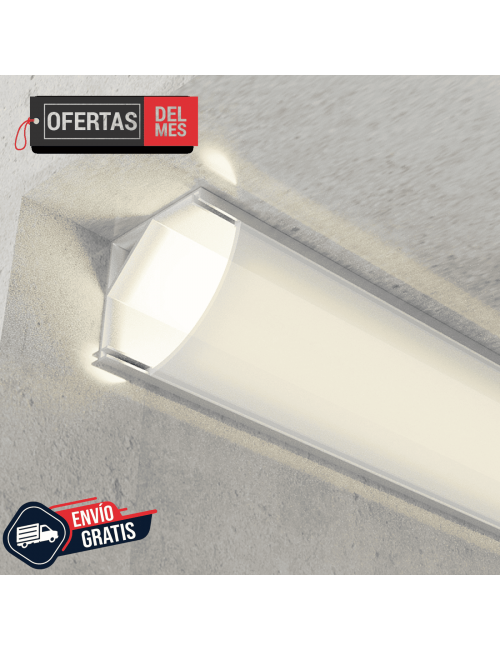 Perfil de Aluminio Esquina L - 2 Metros