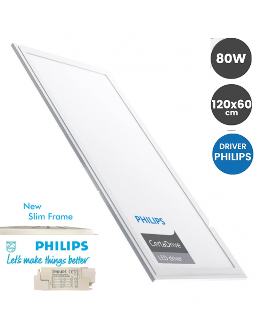 Panel LED 120x60 80W - CERTA Driver Philips