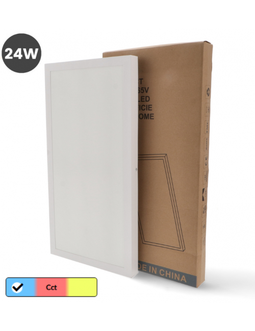 Panel Led de Superficie Rectangular Serie Home 60X30 Cm 24W