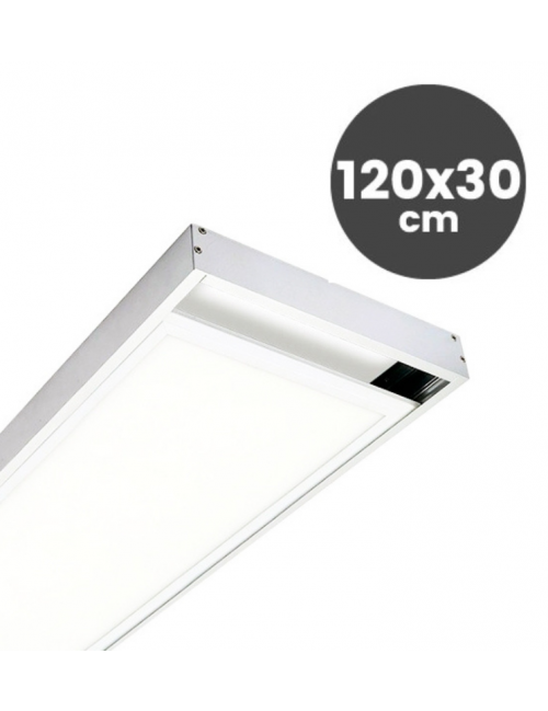 Kit de Superficie de Panel 120X30 Blanco 65 Mm