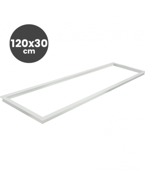 Marco de Empotrar de Panel 120X30 Blanco