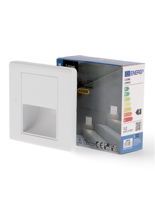 Baliza Led Empotrable Nomis Square 1.2W