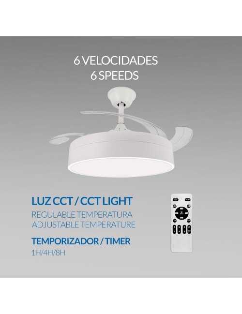  VENTILADOR DE TECHO LED 