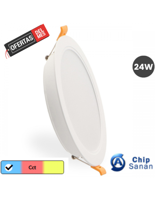 Downlight Led Circular Serie Advance 24W Cct