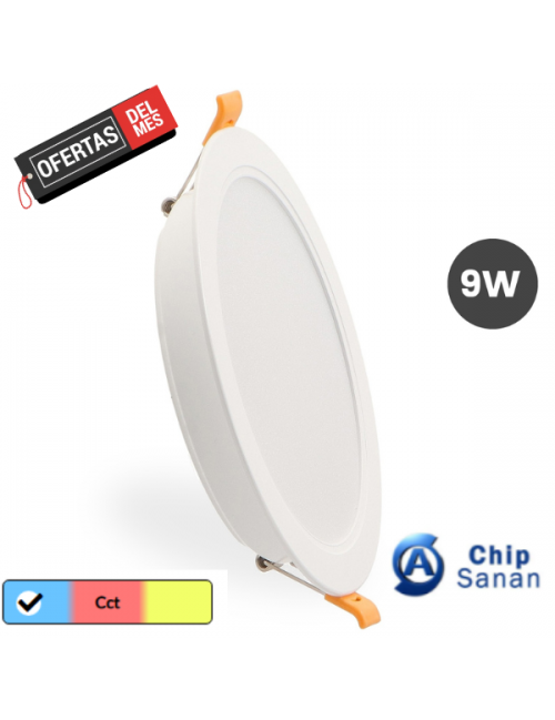 Downlight Led Circular Serie Advance 9W Cct
