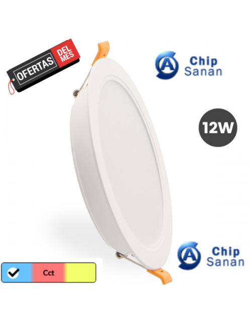 Downlight Led Circular Serie Advance 12W Cct