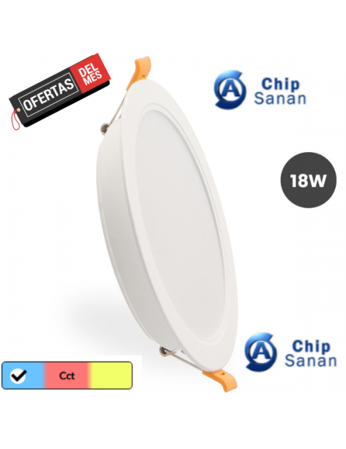 Downlight Led Circular Serie Advance 18W Cct