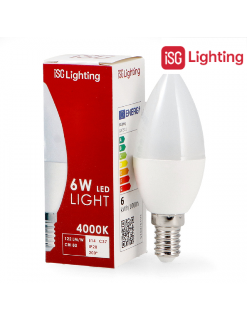 Bombilla Led C37 E14 6W