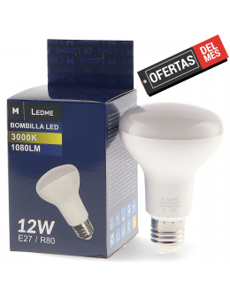 Bombilla E27-R80 12W