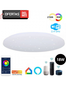 Plafón LED 18W SMART WiFi RGB+CCT - Regulable