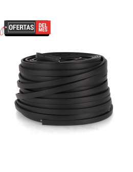 Cable Eléctrico Plano Manguera 2X1.5Mm² Para Guirnalda - 50 Metros